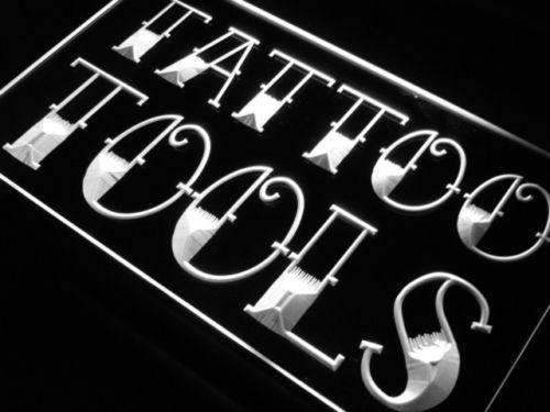 Tattoo Tools Shop LED Light Sign - LED Gift Works