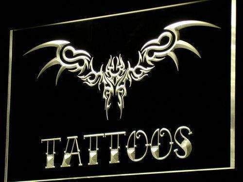 Tattoos Design Art LED Light Sign - Way Up Gifts