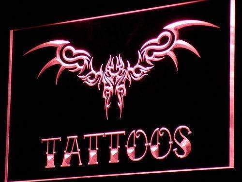 Tattoos Design Art LED Light Sign - Way Up Gifts