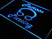 Tattoos Piercing LED Light Sign - LED Gift Works