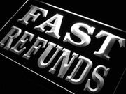 Tax Services Fast Refunds LED Light Sign - LED Gift Works