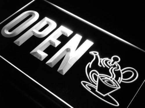 Tea Shop Open LED Light Sign - Way Up Gifts