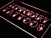 Temporary Tattoos LED Light Sign - LED Gift Works