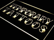 Temporary Tattoos LED Light Sign - LED Gift Works