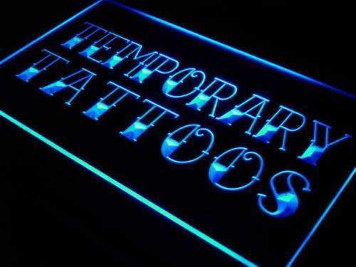 Temporary Tattoos LED Light Sign - LED Gift Works