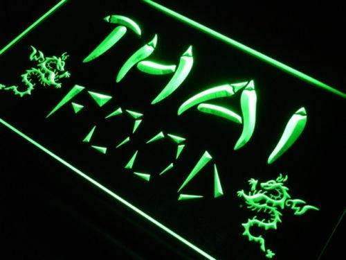 Thai Food LED Light Sign - LED Gift Works