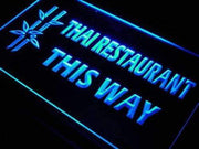 Thai Restaurant This Way LED Light Sign - LED Gift Works