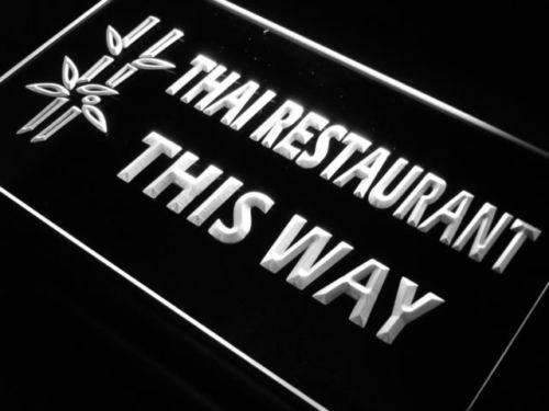 Thai Restaurant This Way LED Light Sign - Way Up Gifts