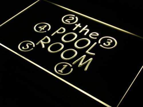 The Pool Room LED Light Sign - Way Up Gifts