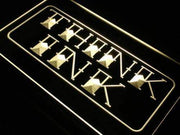 Think Ink Tattoo Shop LED Light Sign - LED Gift Works