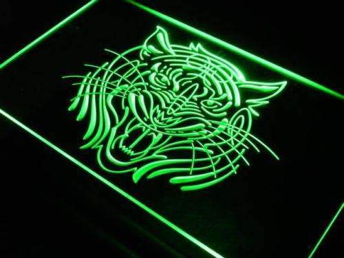 Tiger Face LED Light Sign - LED Gift Works