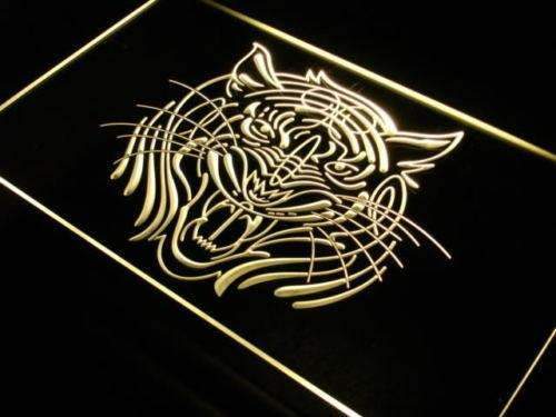 Tiger Face LED Light Sign - LED Gift Works