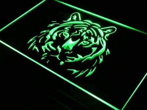Tiger Head LED Light Sign - LED Gift Works