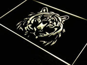 Tiger Head LED Light Sign - LED Gift Works