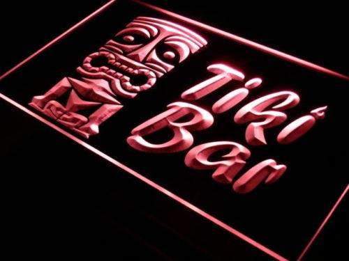 Tiki Bar Mask LED Light Sign - LED Gift Works