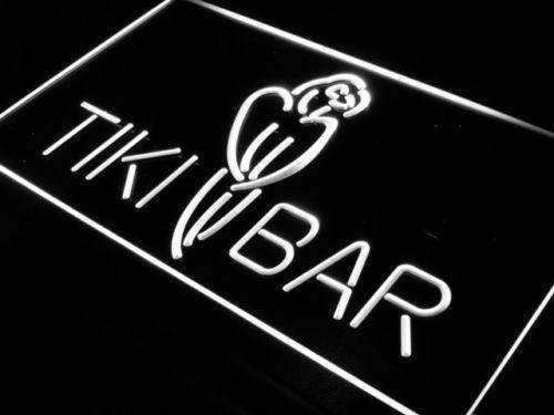 Tiki Bar Parrot LED Light Sign - LED Gift Works