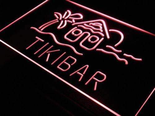 Tiki Hut Bar LED Light Sign - LED Gift Works