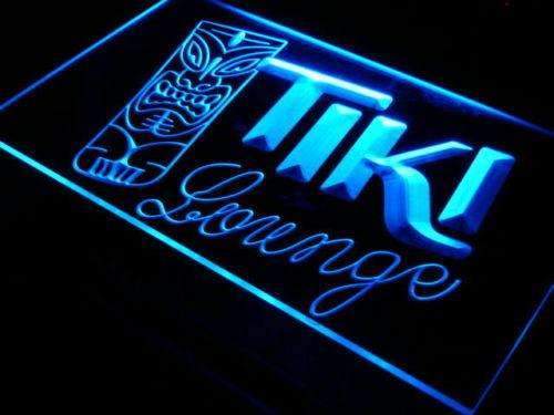 Tiki Lounge LED Light Sign - LED Gift Works