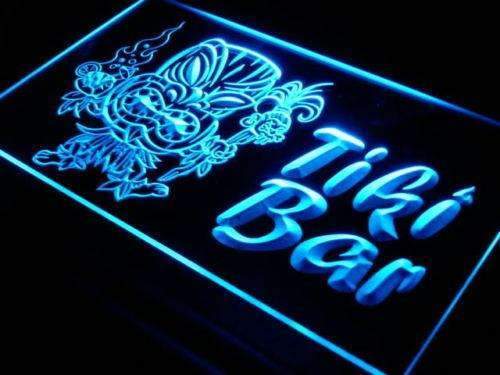 Tiki Man Tiki Bar LED Light Sign - Way Up Gifts