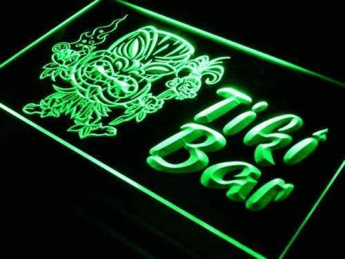 Tiki Man Tiki Bar LED Light Sign - LED Gift Works