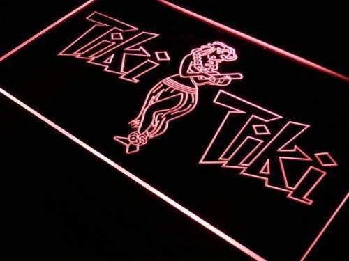 Tiki Tiki Bar Hula Dancer LED Light Sign - LED Gift Works