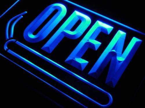 Tobacco Store Open LED Light Sign - LED Gift Works