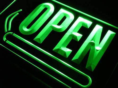 Tobacco Store Open LED Light Sign - Way Up Gifts