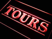 Tours Agency LED Light Sign - LED Gift Works