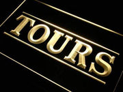Tours Agency LED Light Sign - LED Gift Works