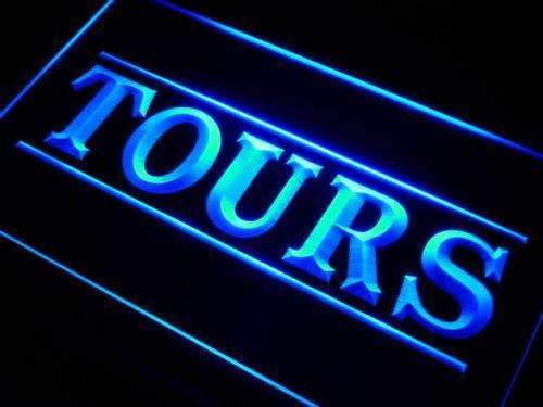 Tours Agency LED Light Sign - Way Up Gifts