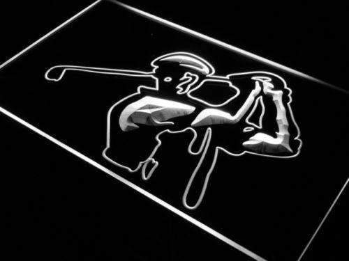 Training Golf Shop Golfer LED Light Sign - LED Gift Works