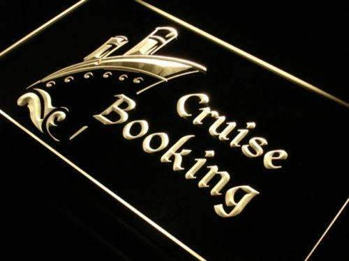 Travel Agency Cruise Booking LED Light Sign - LED Gift Works