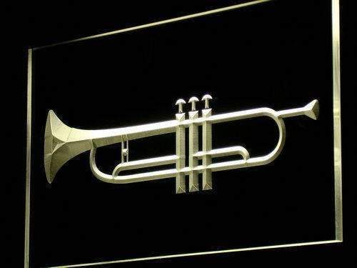 Trumpet Instruments Lessons LED Light Sign - Way Up Gifts