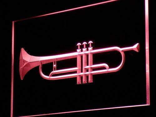 Trumpet Instruments Lessons LED Light Sign - Way Up Gifts