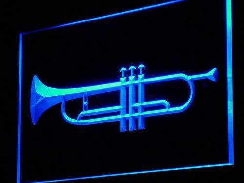Trumpet Instruments Lessons LED Light Sign - Way Up Gifts