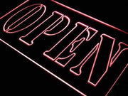 Unique Open LED Light Sign - LED Gift Works