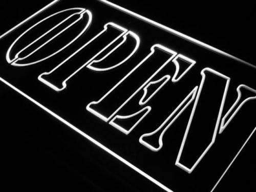 Unique Open LED Light Sign - LED Gift Works