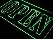 Unique Open LED Light Sign - LED Gift Works