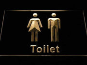 Unisex Toilet Restroom LED Light Sign - LED Gift Works