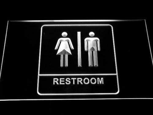Unisex Washroom Restroom LED Light Sign - Way Up Gifts