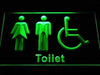 Unisex with Handicap Restroom LED Light Sign - Way Up Gifts