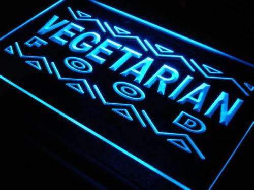 Vegetarian Food LED Light Sign - Way Up Gifts