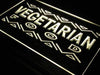 Vegetarian Food LED Light Sign - Way Up Gifts