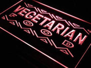 Vegetarian Food LED Light Sign - LED Gift Works