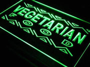 Vegetarian Food LED Light Sign - LED Gift Works