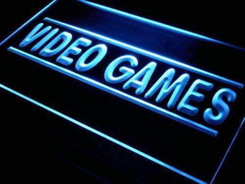 Video Games Store LED Light Sign - LED Gift Works