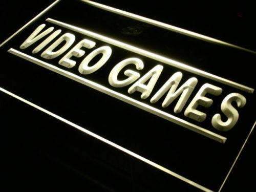 Video Games Store LED Light Sign - LED Gift Works
