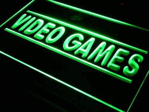Video Games Store LED Light Sign - LED Gift Works