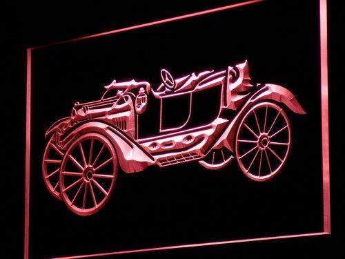 Vintage Car Collection LED Light Sign - Way Up Gifts