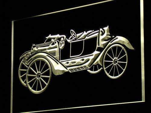 Vintage Car Collection LED Light Sign - LED Gift Works